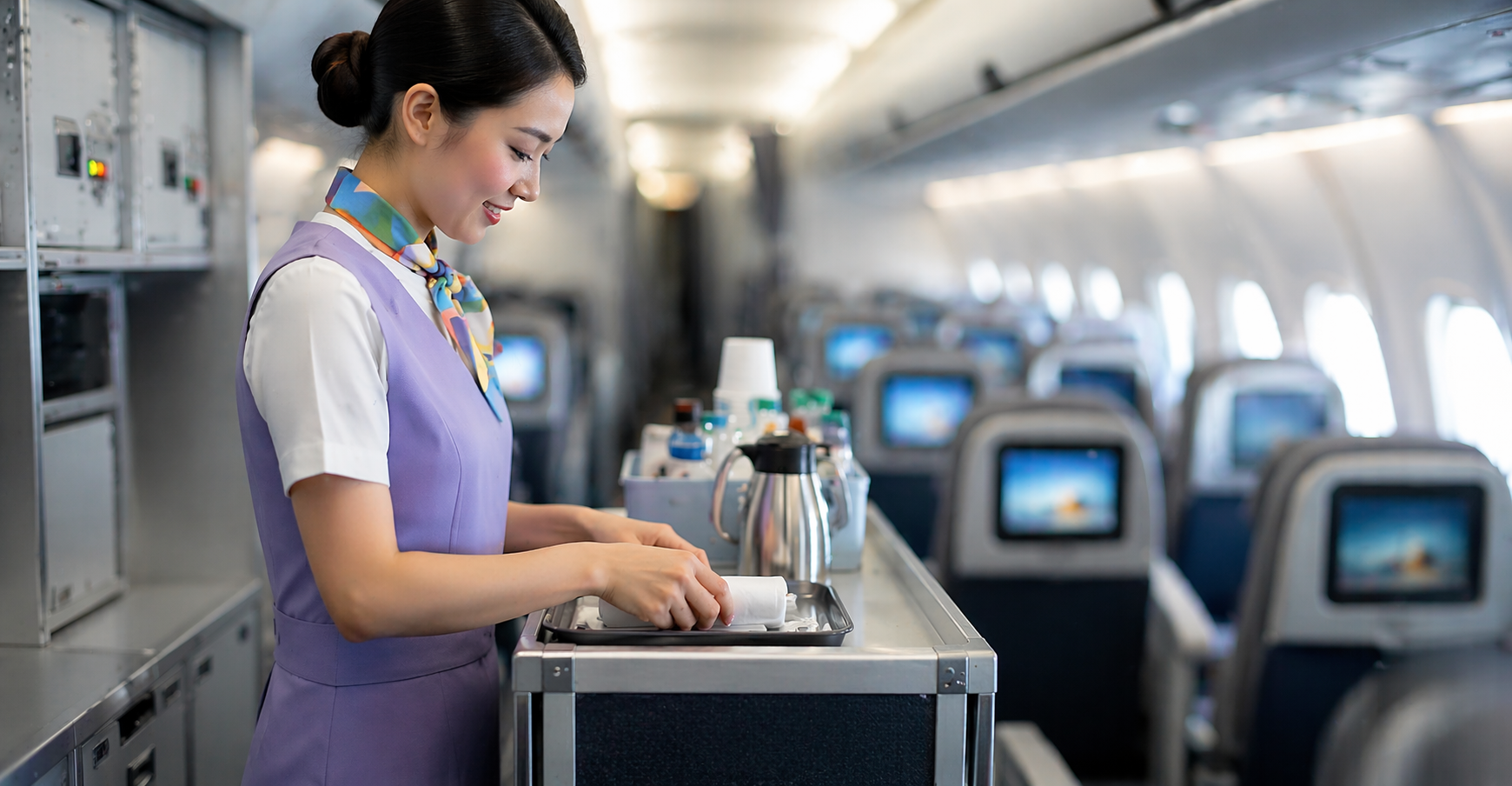 Airline cabin program execution